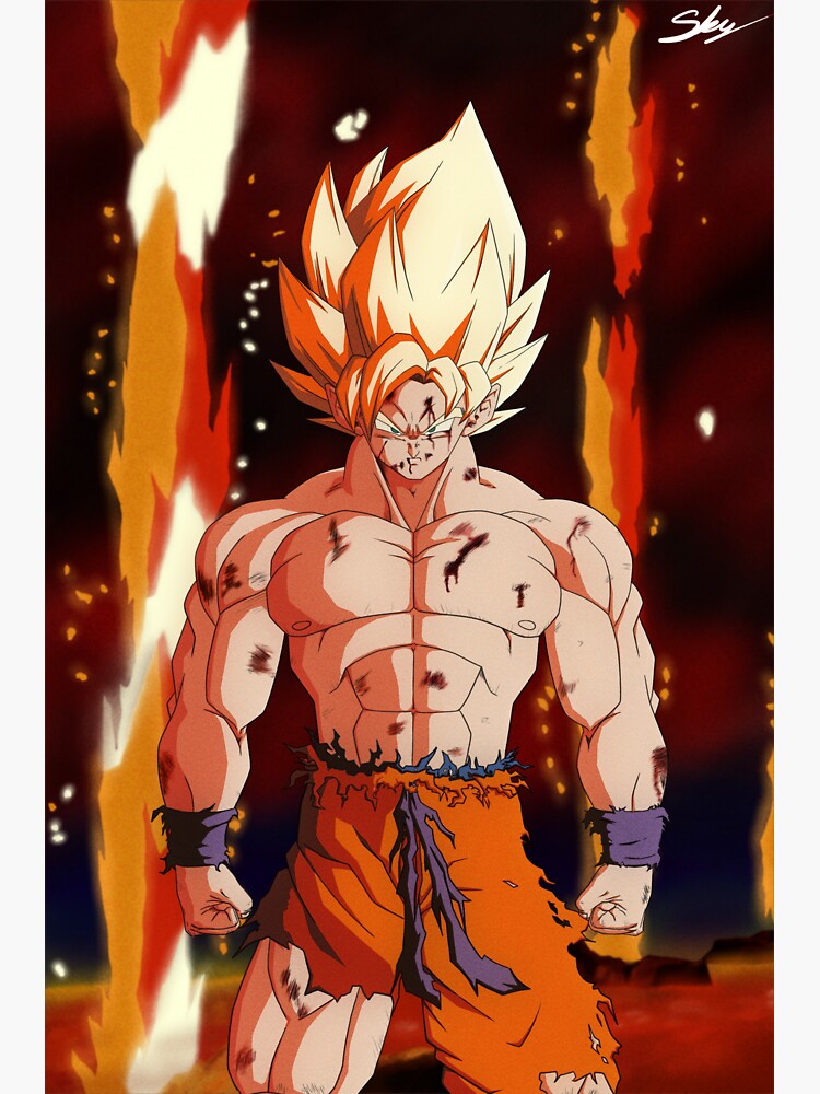 Super Saiyan Goku on Namek - Dragon Ball