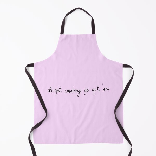 Item preview, Alright cowboy go get em (black on pink) designed and sold by nerdspride.