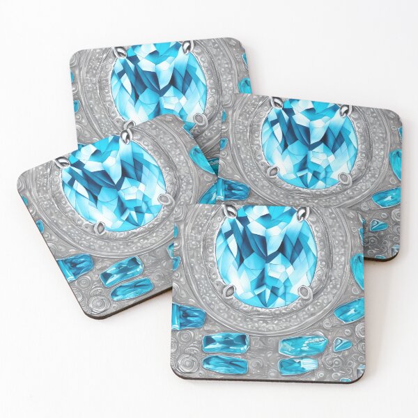 Item preview, Blue Topaz Inspired Design With A Touch Of Silver (09) designed and sold by DEBPIX.