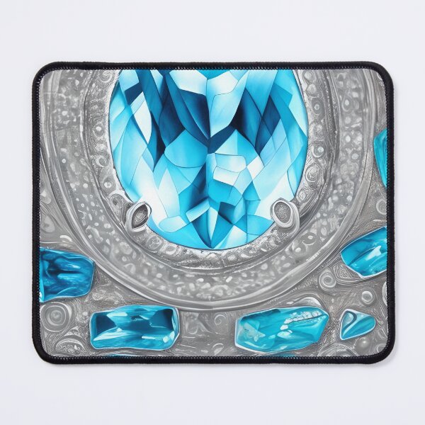 Item preview, Blue Topaz Inspired Design With A Touch Of Silver (09) designed and sold by DEBPIX.
