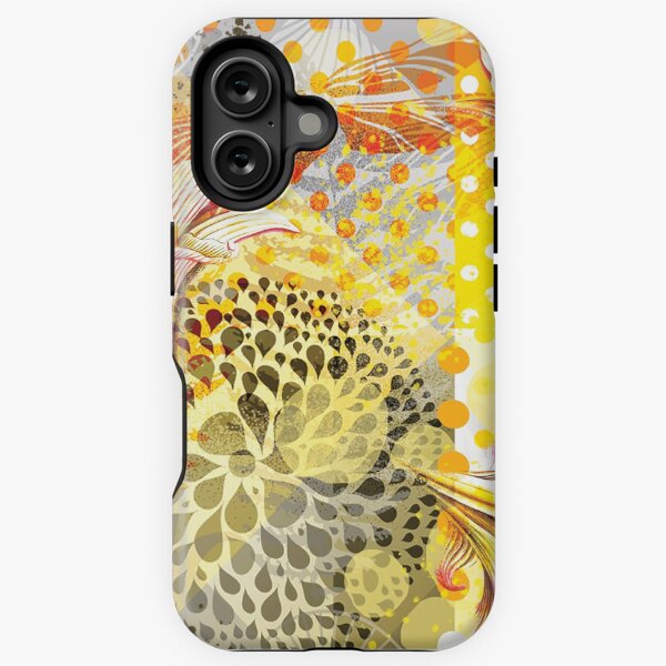 Yellow Summer Pattern iPhone Tough Case