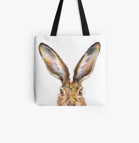 Hare All Over Print Tote Bag