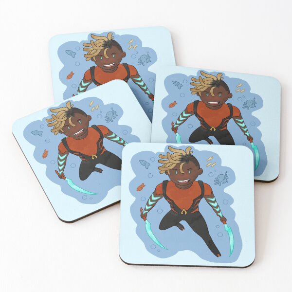 Item preview, Aqualad (Jackson Hyde) designed and sold by SouthAwayArt.