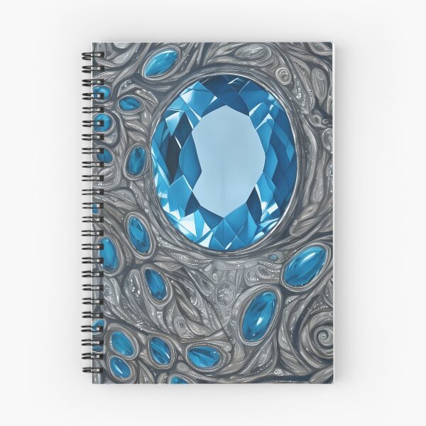 Item preview, Blue Topaz Inspired Design With A Touch Of Silver (10) designed and sold by DEBPIX.
