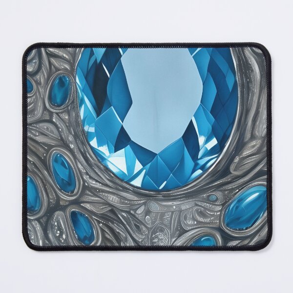 Item preview, Blue Topaz Inspired Design With A Touch Of Silver (10) designed and sold by DEBPIX.