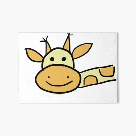Cute Giraffe Art Board Print