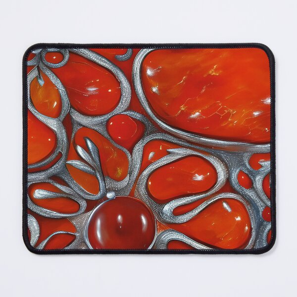 Item preview, Carnelian Inspired Design With A Touch Of Silver (02) designed and sold by DEBPIX.