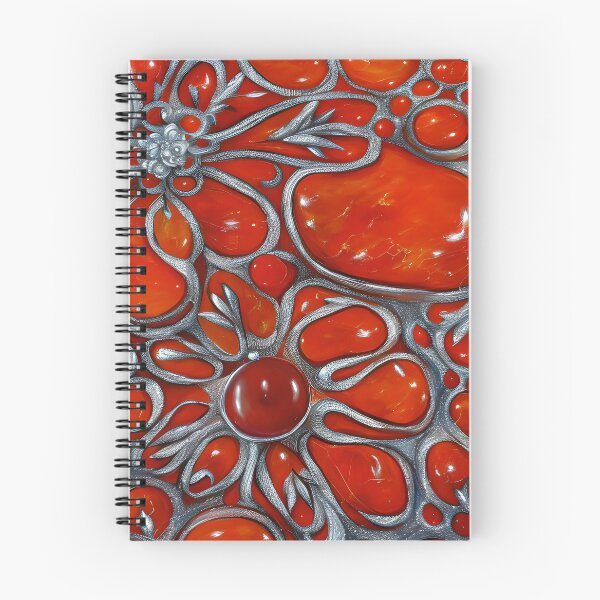 Item preview, Carnelian Inspired Design With A Touch Of Silver (02) designed and sold by DEBPIX.