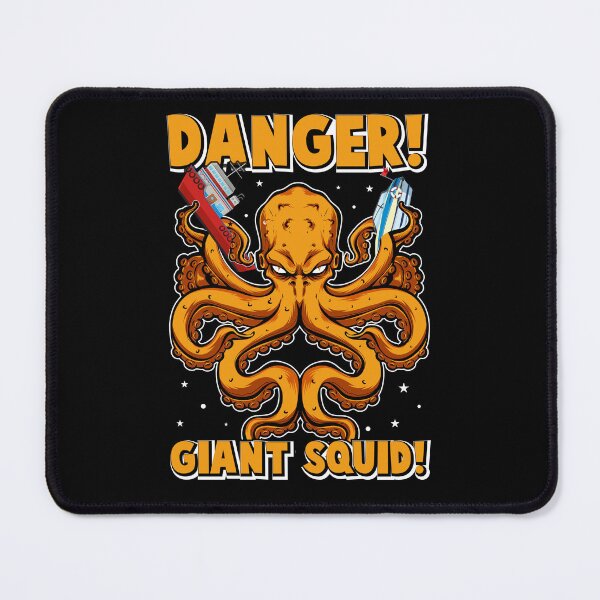 Item preview, Danger Giant Squid - Funny Gifts for Octopuses Lovers by FanityPrints designed and sold by FanityPrints.