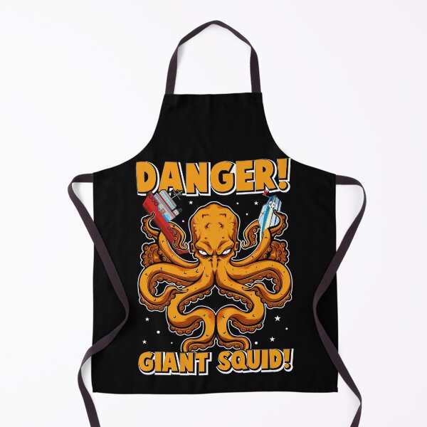 Item preview, Danger Giant Squid  - Funny Gifts for Octopuses Lovers by FanityPrints designed and sold by FanityPrints.