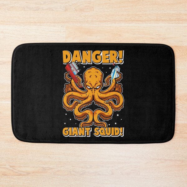 Item preview, Danger Giant Squid  - Funny Gifts for Octopuses Lovers by FanityPrints designed and sold by FanityPrints.
