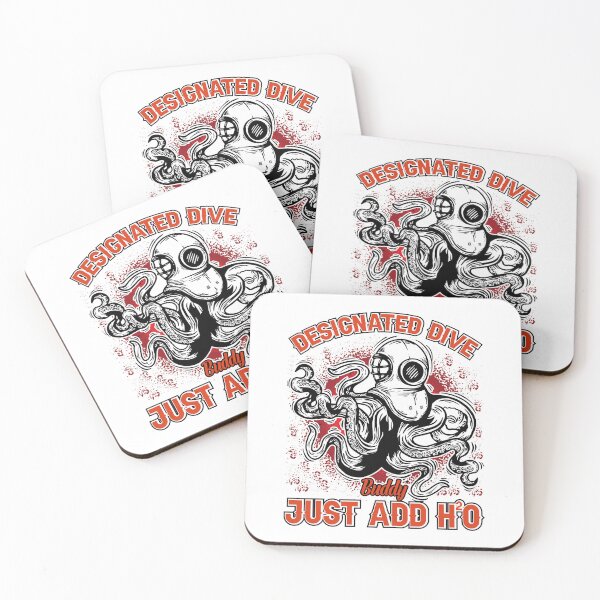 Item preview, Designated Dive Buddy Just Add H2O - Funny Gifts for Octopuses Lovers by FanityPrints designed and sold by FanityPrints.