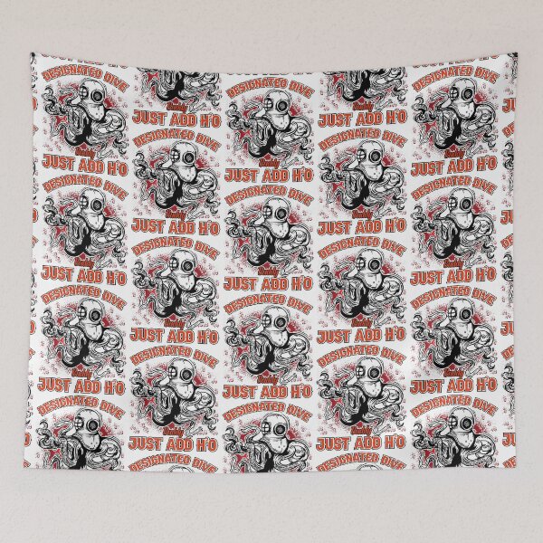Item preview, Designated Dive Buddy Just Add H2O - Funny Gifts for Octopuses Lovers by FanityPrints designed and sold by FanityPrints.