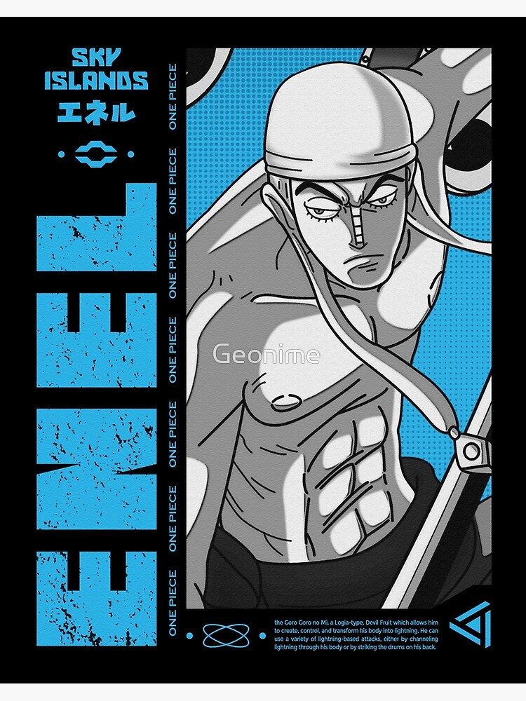 God Enel One Piece Enel Bounty Poster Skypeia Goro goro no mi Art Board  Print for Sale by One Piece Bounty Poster