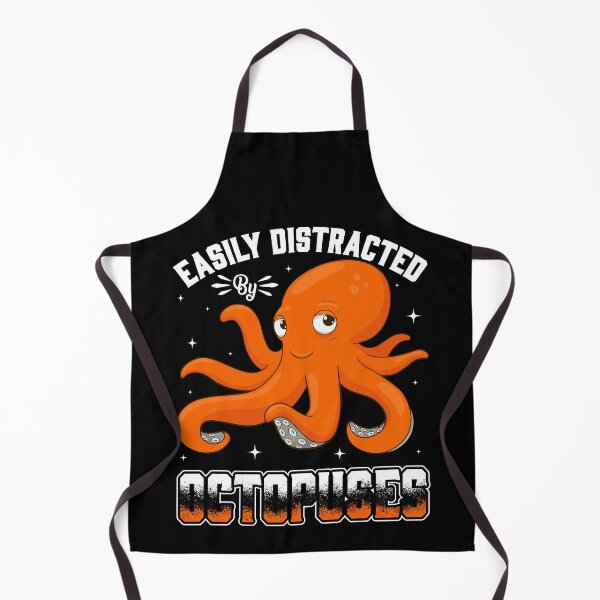 Item preview, Easily Distracted By Octopuses  - Funny Gifts for Octopuses Lovers by FanityPrints designed and sold by FanityPrints.