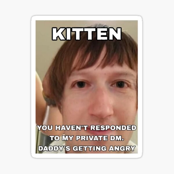 Item preview, mark zuckerburg kitten   designed and sold by Tankaila44.