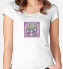 sad barbie Women's Fitted Scoop T-Shirt
