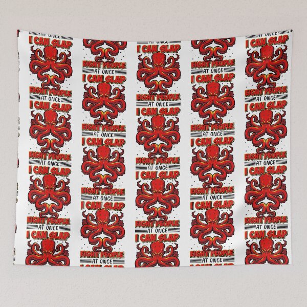 Item preview, I Can Slap Eight People At Once  - Funny Gifts for Octopuses Lovers by FanityPrints designed and sold by FanityPrints.