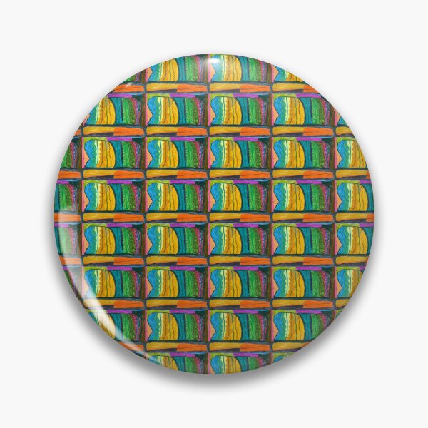 Item preview, Colourful Mountain With Greens and Blues designed and sold by PodmenikArt.