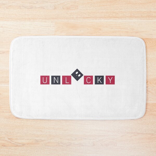 Item preview, unlucky cube typography  designed and sold by Mocizzy.