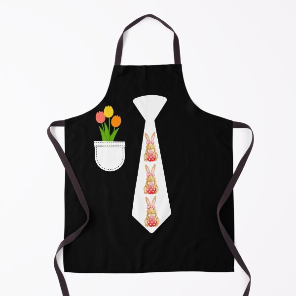 Item preview,  Easter rabbit necktie Easter Tulips in Shirt pocket cute mini easter bunny designed and sold by Artstastic.