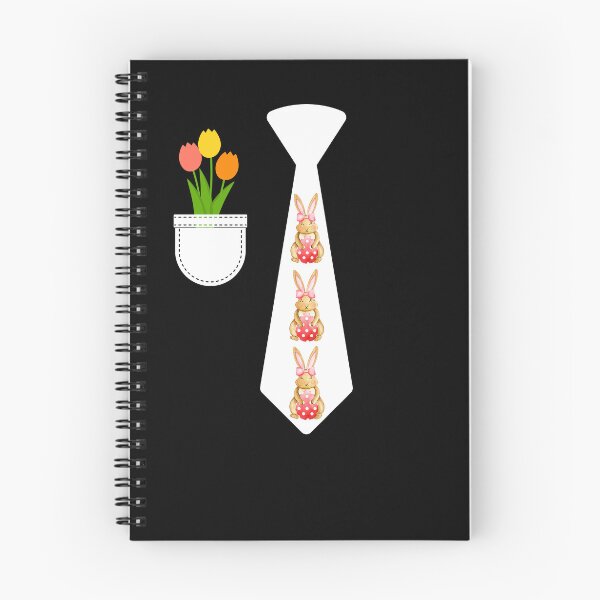 Item preview,  Easter rabbit necktie Easter Tulips in Shirt pocket cute mini easter bunny designed and sold by Artstastic.
