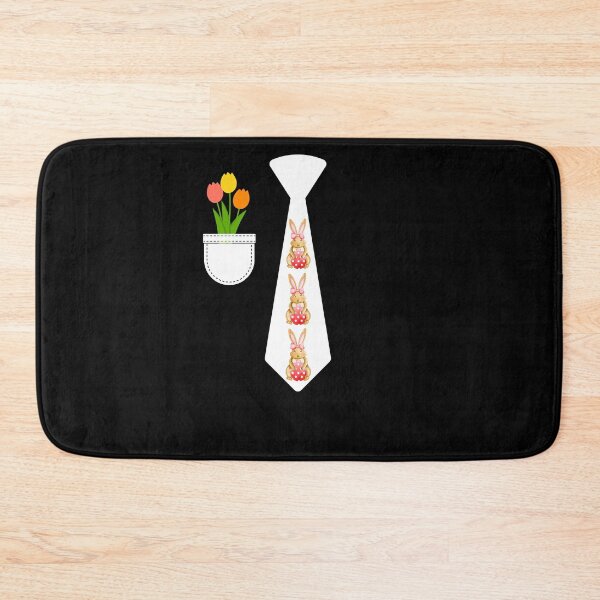 Item preview,  Easter rabbit necktie Easter Tulips in Shirt pocket cute mini easter bunny designed and sold by Artstastic.