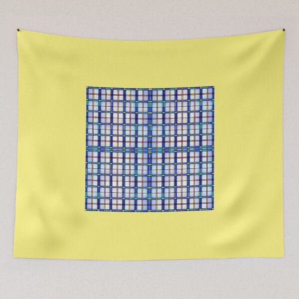Item preview, 3D Cuboid Stained Glass Style Seamless Pattern design designed and sold by CoyoteGifts.