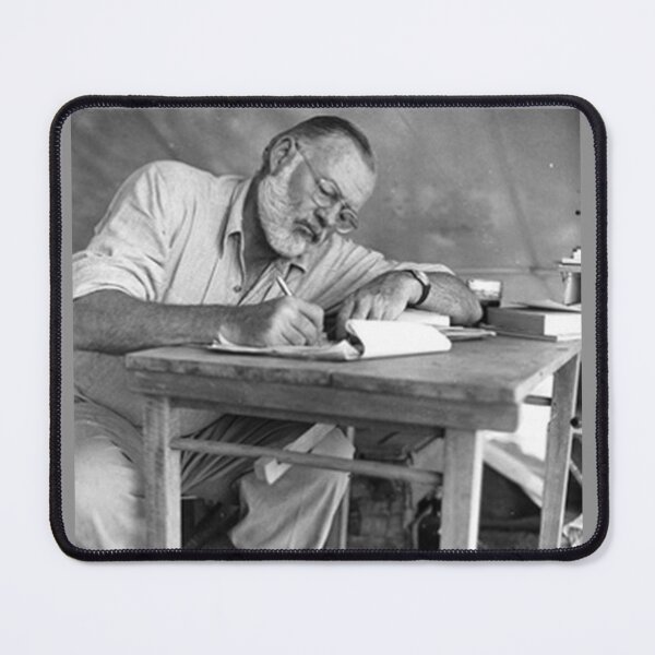 Item preview, Ernest Hemingway writing designed and sold by MittenTheKitten.