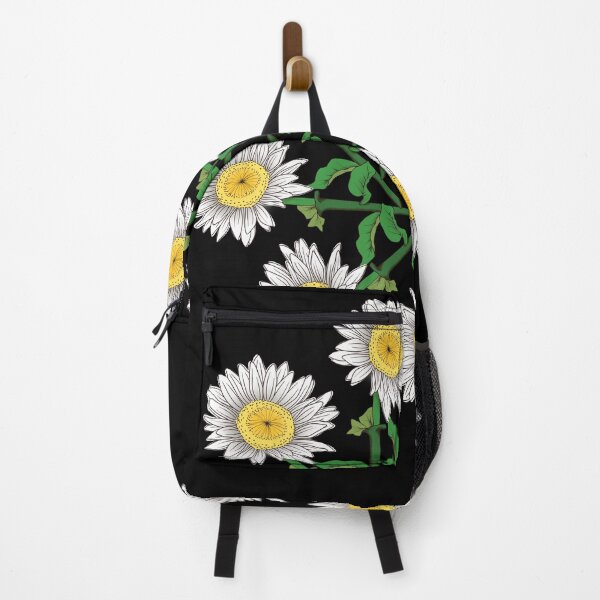Item preview, White Daisy Mandala with stems and leaves designed and sold by DaveDanchuk.