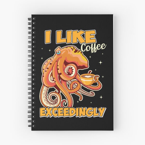 Item preview, I Like Coffee Exceedingly  - Funny Gifts for Octopuses Lovers by FanityPrints designed and sold by FanityPrints.