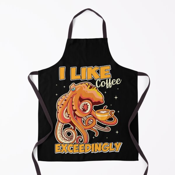 Item preview, I Like Coffee Exceedingly  - Funny Gifts for Octopuses Lovers by FanityPrints designed and sold by FanityPrints.