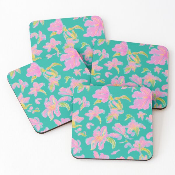 Item preview, Green and Pink Floral Preppy Style Easter designed and sold by GSquaredDesigns.