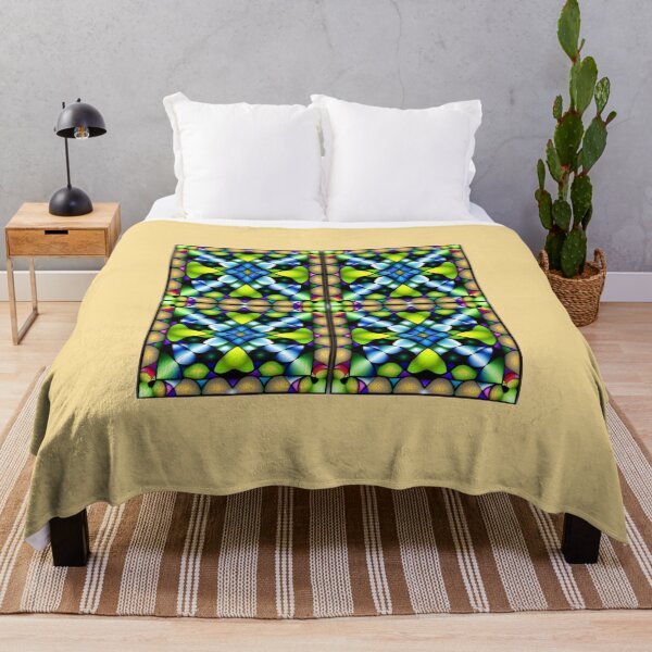 Item preview, A 3D Spiral Pattern in Stained Glass Style Seamless Pattern design designed and sold by CoyoteGifts.