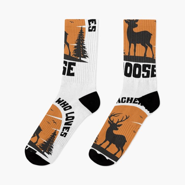 Item preview, Just a teacher who loves moose designed and sold by stripedcarpet.
