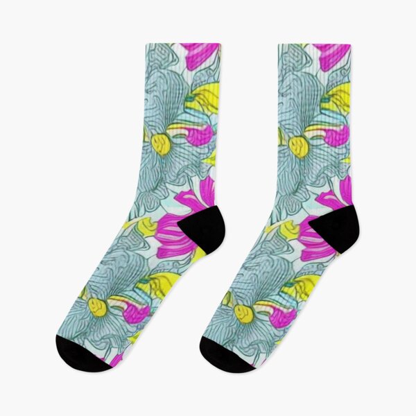 Artikelvorschau, Rosa und gelbes Blumenkonzept entworfen und verkauft von GSquaredDesigns.