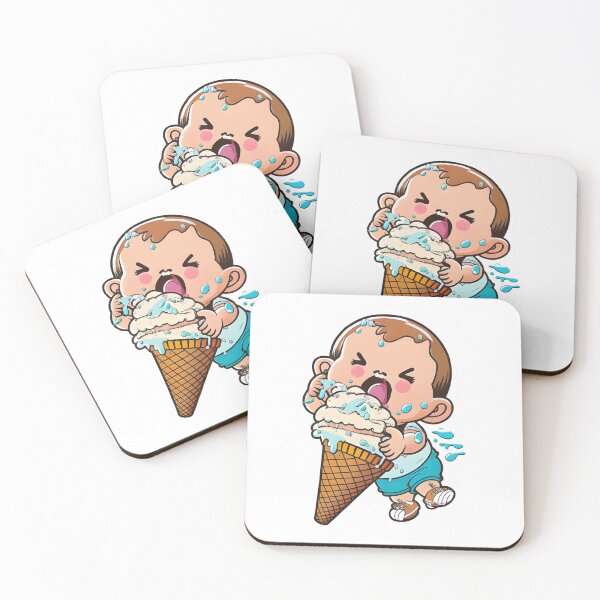 Item preview, Baby eats ice Cream designed and sold by mtamri.