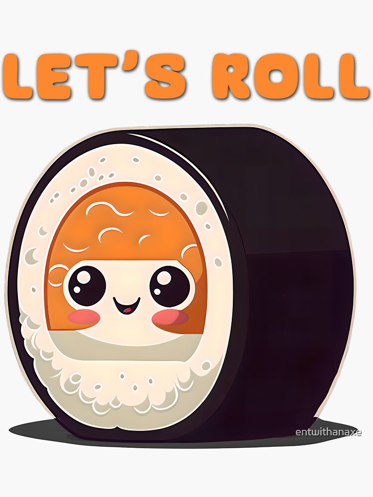 Kawaii Sushi Sticker Pack Sticker for Sale by ProjectX23