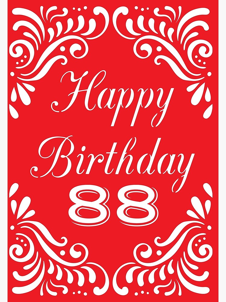 Happy Birthday 88 | Poster