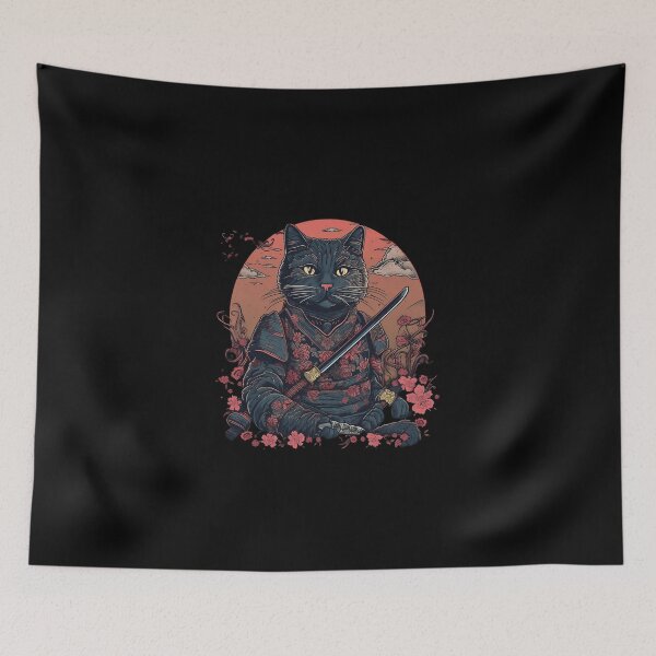 Item preview, Katuna, Japanese Samurai Cat #3 designed and sold by Christolamber.