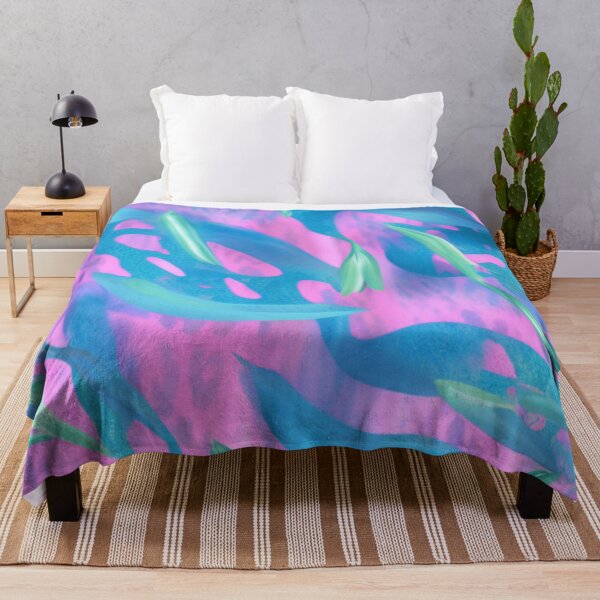 Item preview, Rainbow Vibrant Pink Green Blue Waves designed and sold by GSquaredDesigns.