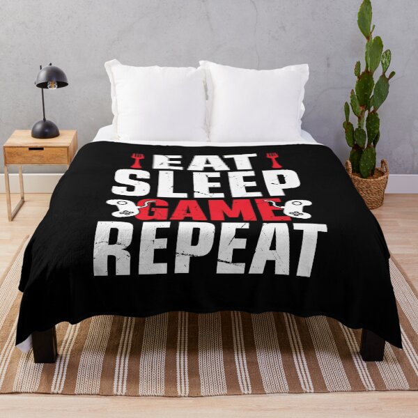 Item preview, Eat Sleep Game Repeat designed and sold by Froyd Wess.