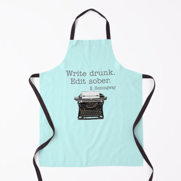 Item preview, Write Drunk, Edit Sober, Gifts for book lovers designed and sold by Futurebeachbum.