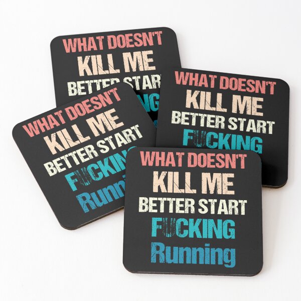 Item preview, What doesn't kill me better start F... running - Vintage designed and sold by Georgy09.