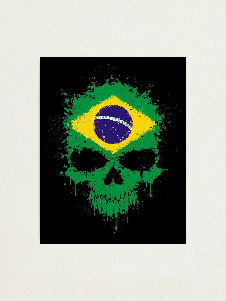 Chaotic Argentine Flag Splatter Skull Poster for Sale by jeff bartels