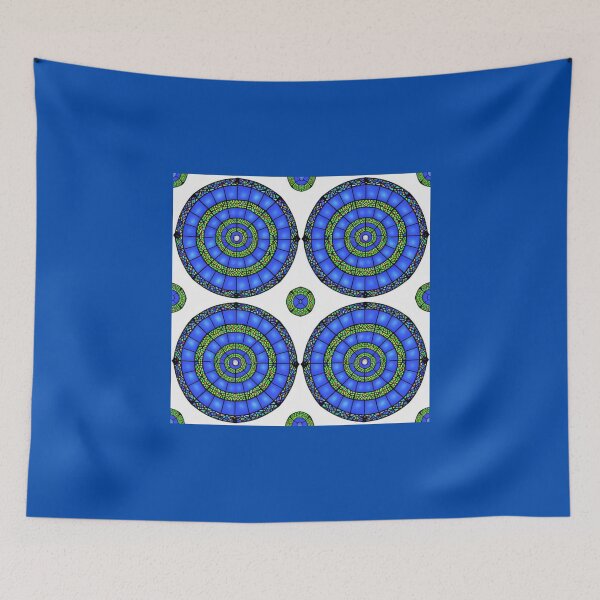 Item preview, 3D Spiral Pattern in Stained Glass Style Seamless Pattern design 2 designed and sold by CoyoteGifts.