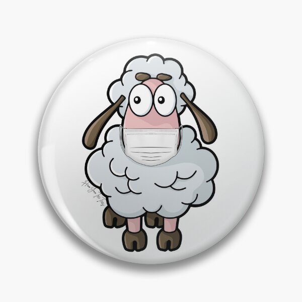 Item preview, Sheep mask designed and sold by HooYooTeeTees.