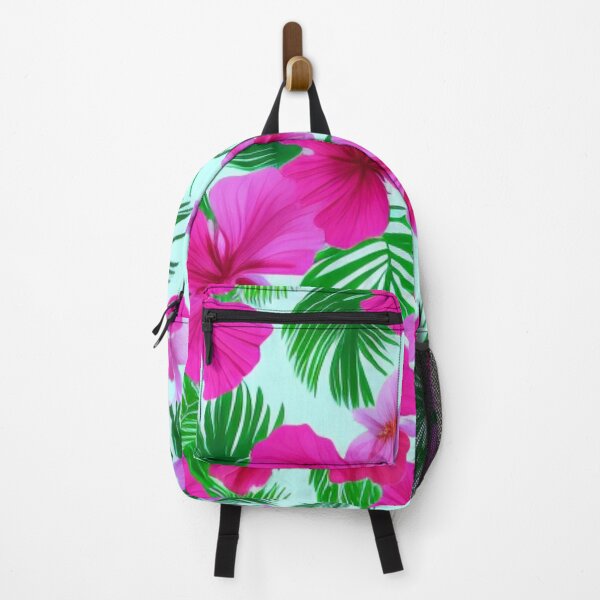Item preview, Tropical Beach Pink Flower Ocean Spray Green designed and sold by GSquaredDesigns.