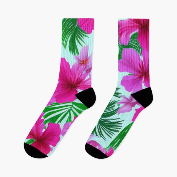 Artikelvorschau, Tropisches Strand-Rosa-Blumen-Ozean-Spray-Grün entworfen und verkauft von GSquaredDesigns.