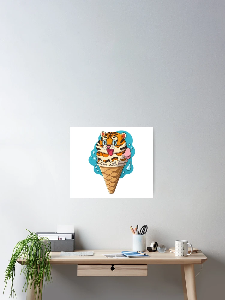 ICECREAM CONES TIGER OPEN SHIRT ＆PANTS ICECREAM CONES TIGER OPEN SHIRT ＆PANTS